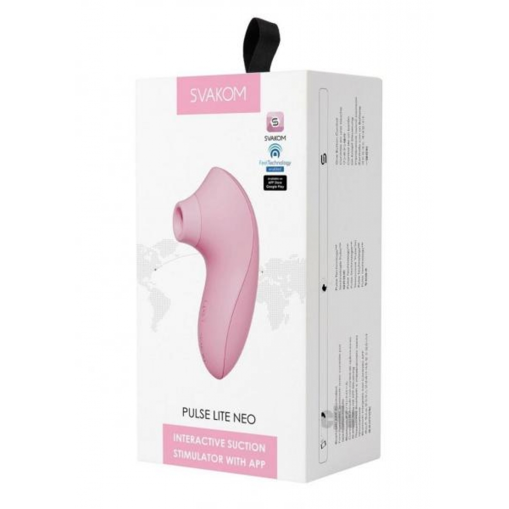 Svakom Pulse Lite Neo Pale Rosette - Clit Suckers & Oral Suction