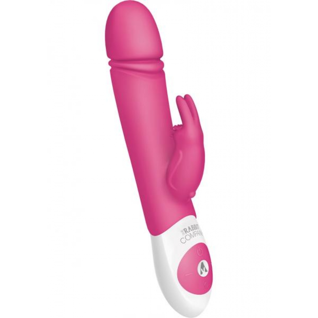 The Thrusting Rabbit Vibrator Hot Pink - Rabbit Vibrators