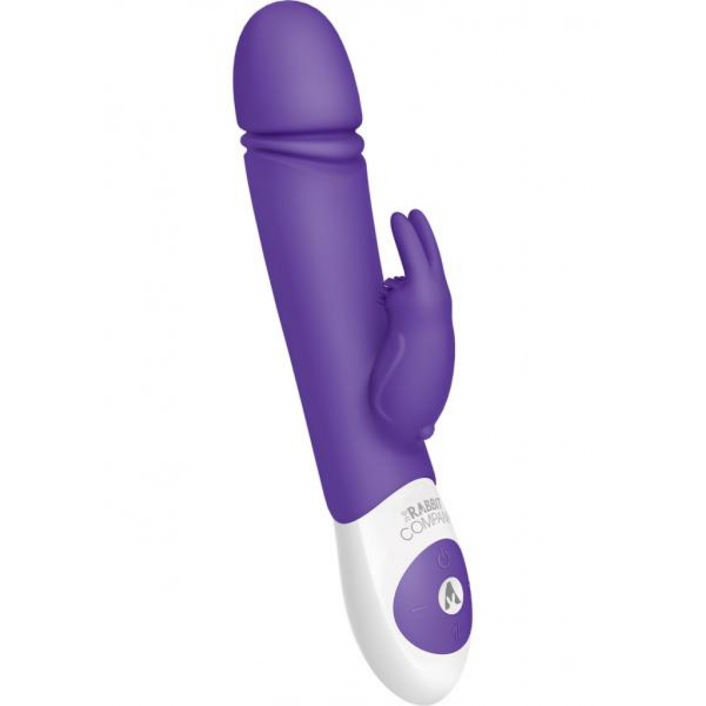 The Thrusting Rabbit Vibrator Purple - Rabbit Vibrators