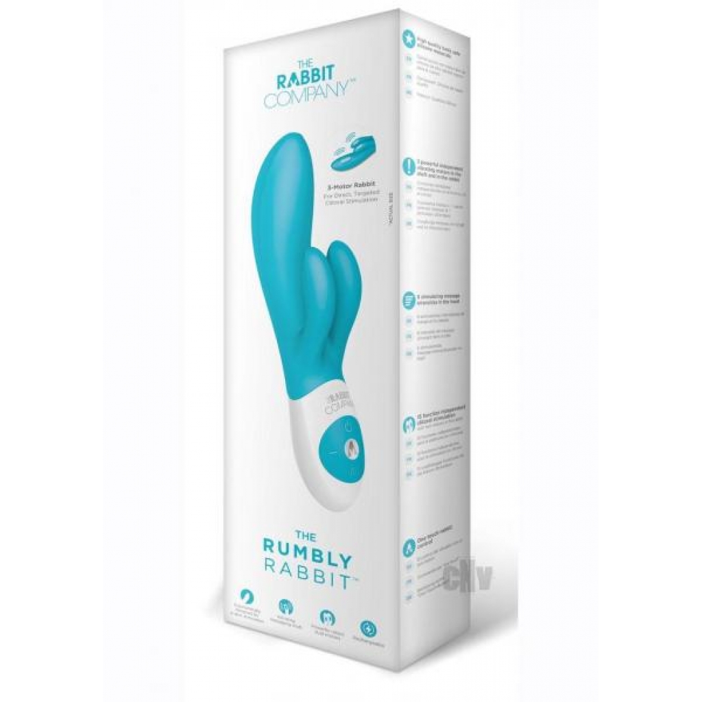 The Rumbly Rabbit Blue - Rabbit Vibrators