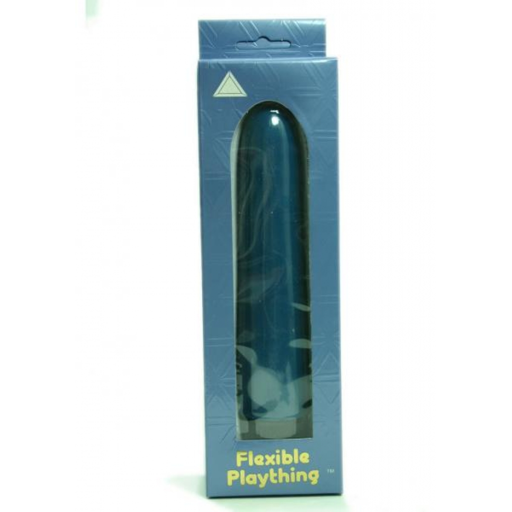 FLEXIBLE PLAYTHING 7 INCH VIBRATOR BLUE - Traditional