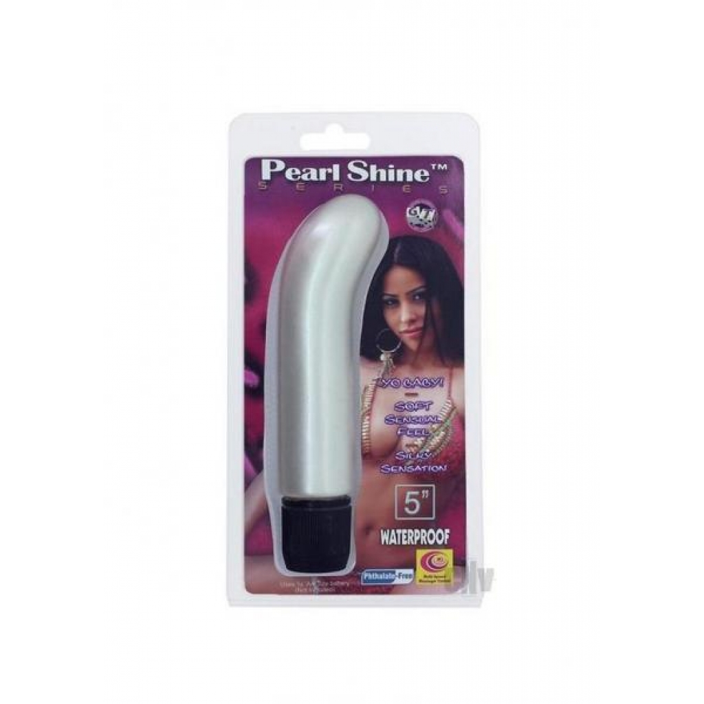 Pearl Sheens G Spot 5 White - G-Spot Vibrators