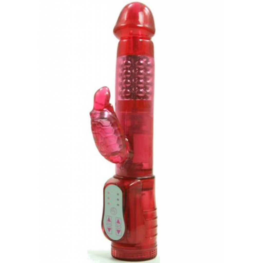 LIL DARLINS TURTLE  RED WATERPROOF - Rabbit Vibrators