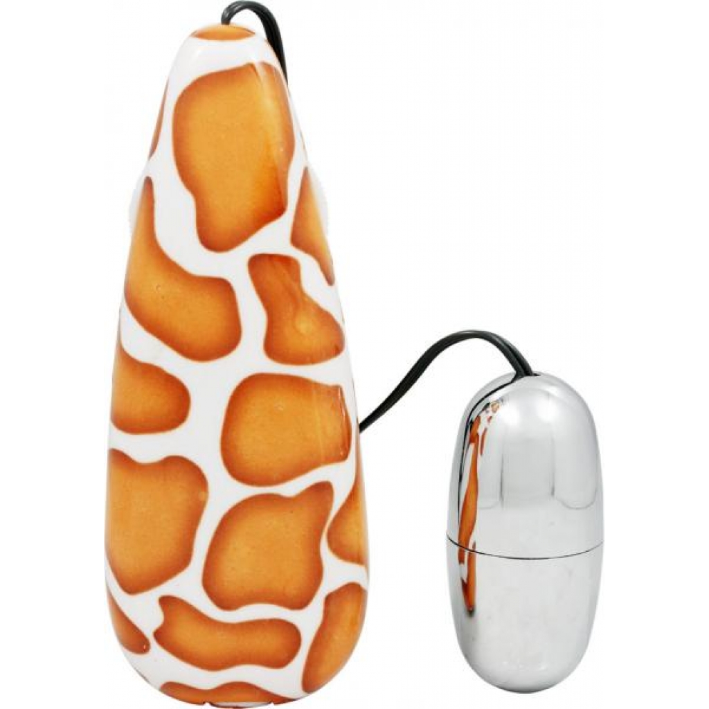 Primal Instinct Remote Control Bullet Giraffe Print - Bullet Vibrators