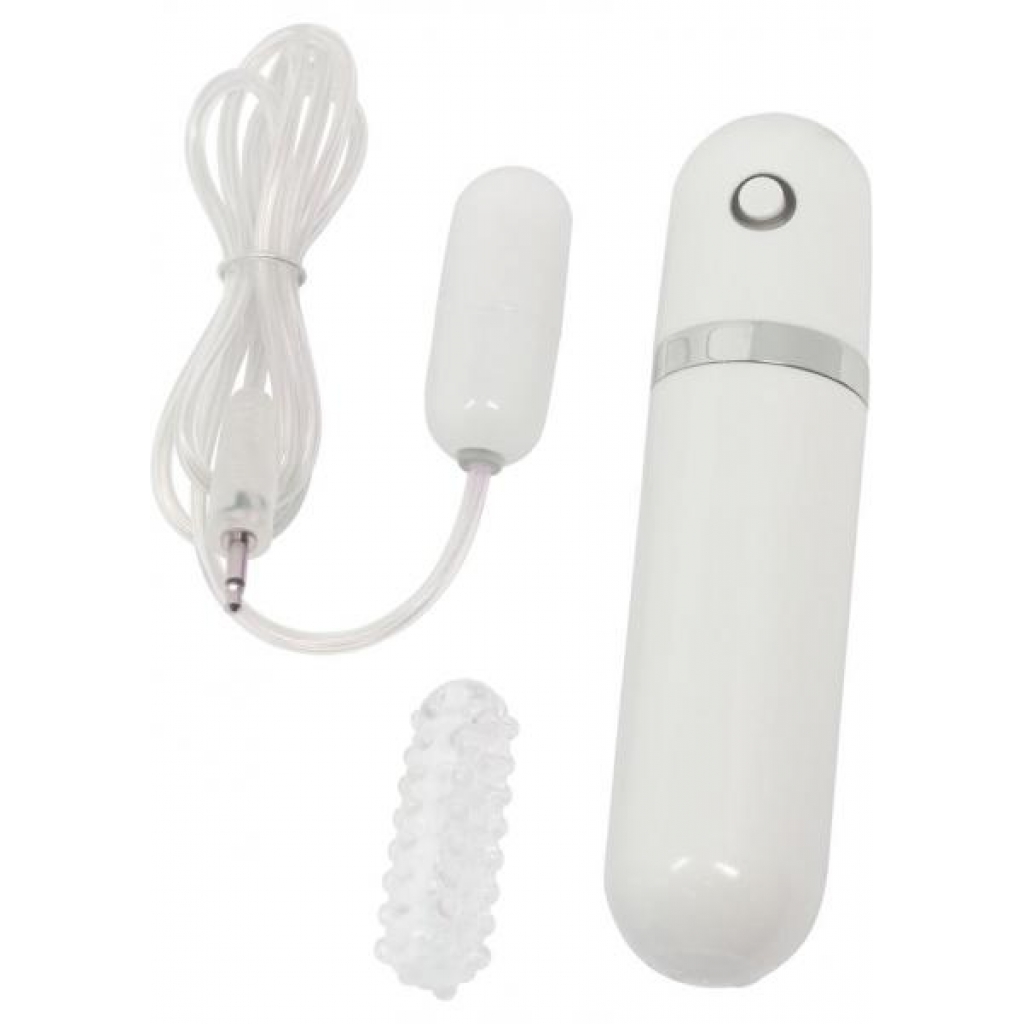 Ahhh 10 Function Bullet Vibe White - Bullet Vibrators