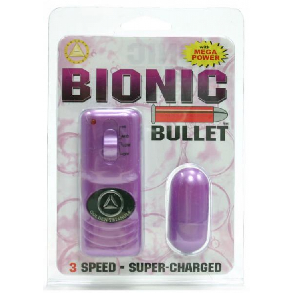 BIONIC BULLET 3 SPEED SUPER CHARGED WITH REMOTE - Bullet Vibrators