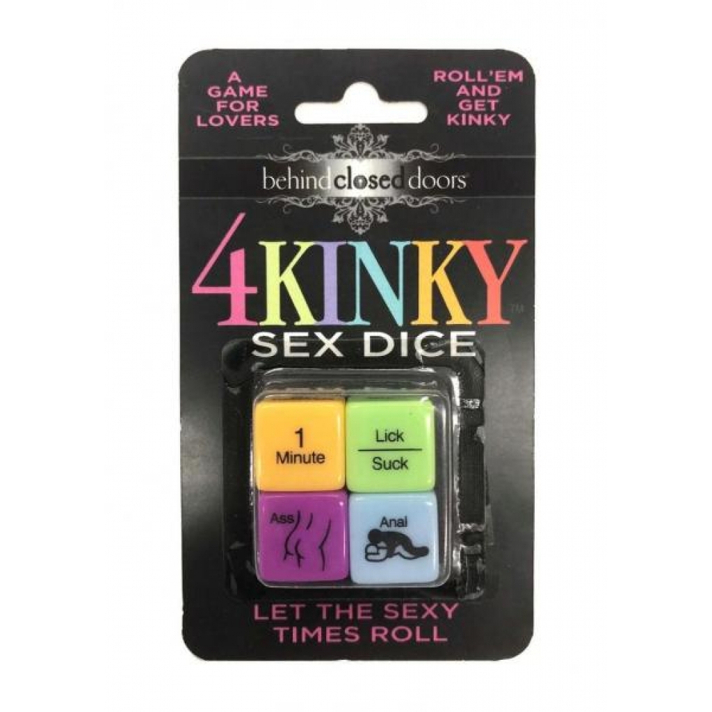 4 Kinky Sex Dice - Hot Games for Lovers