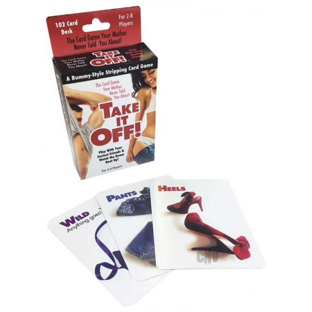 Take It Off Stripping Card Game - Party Hot Games