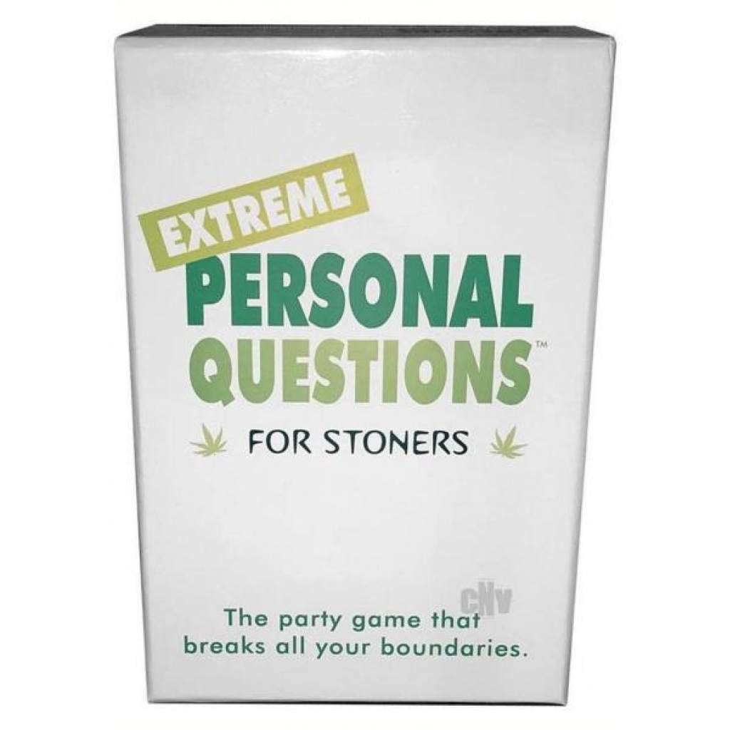 Extreme Personal Questions Stoners - Fun Party Game