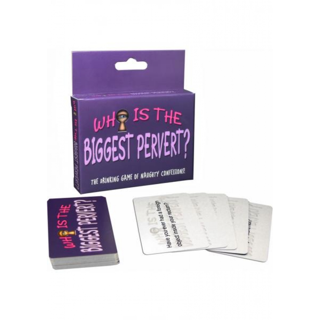 Whos The Biggest Pervert Card Game - Party Hot Games