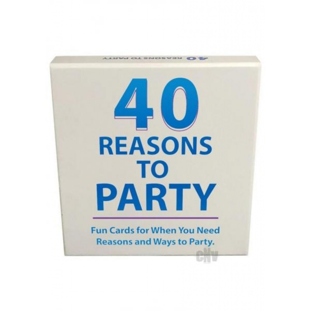 40 Reasons To Party - Party Hot Games