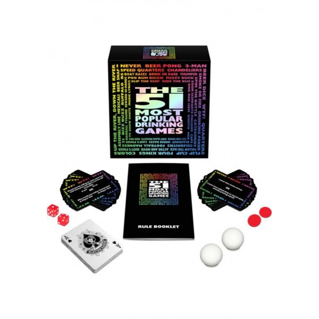 51 Best Drinking Games Party Kit