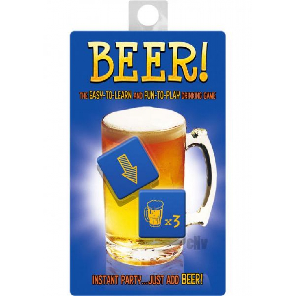 Large Beer Dice Game - Party Hot Games