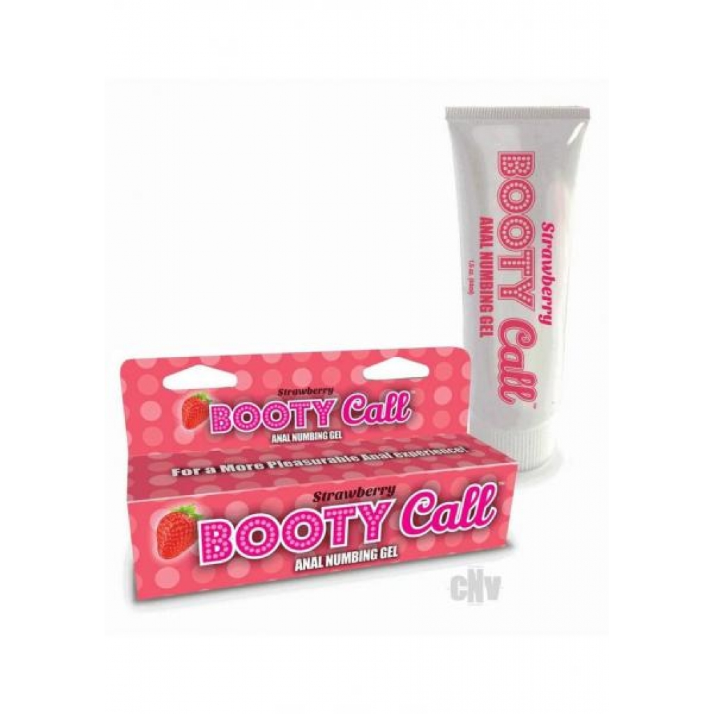 Booty Call Anal Numbing Gel Strawberry - For Men