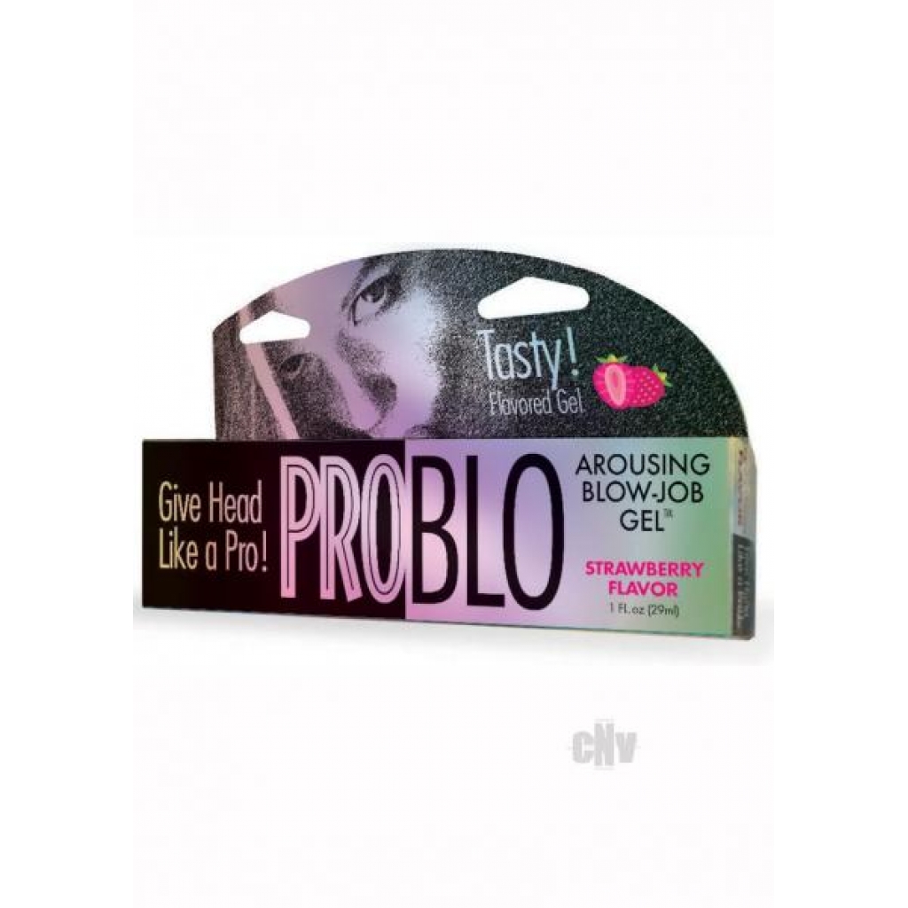 Problo Oral Pleasure Gel Strawberry 1oz - Oral Sex