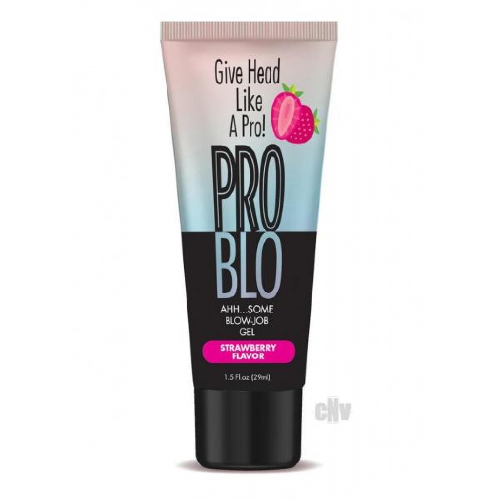 Problo Oral Pleasure Gel Strawberr 1.5oz - Oral Sex