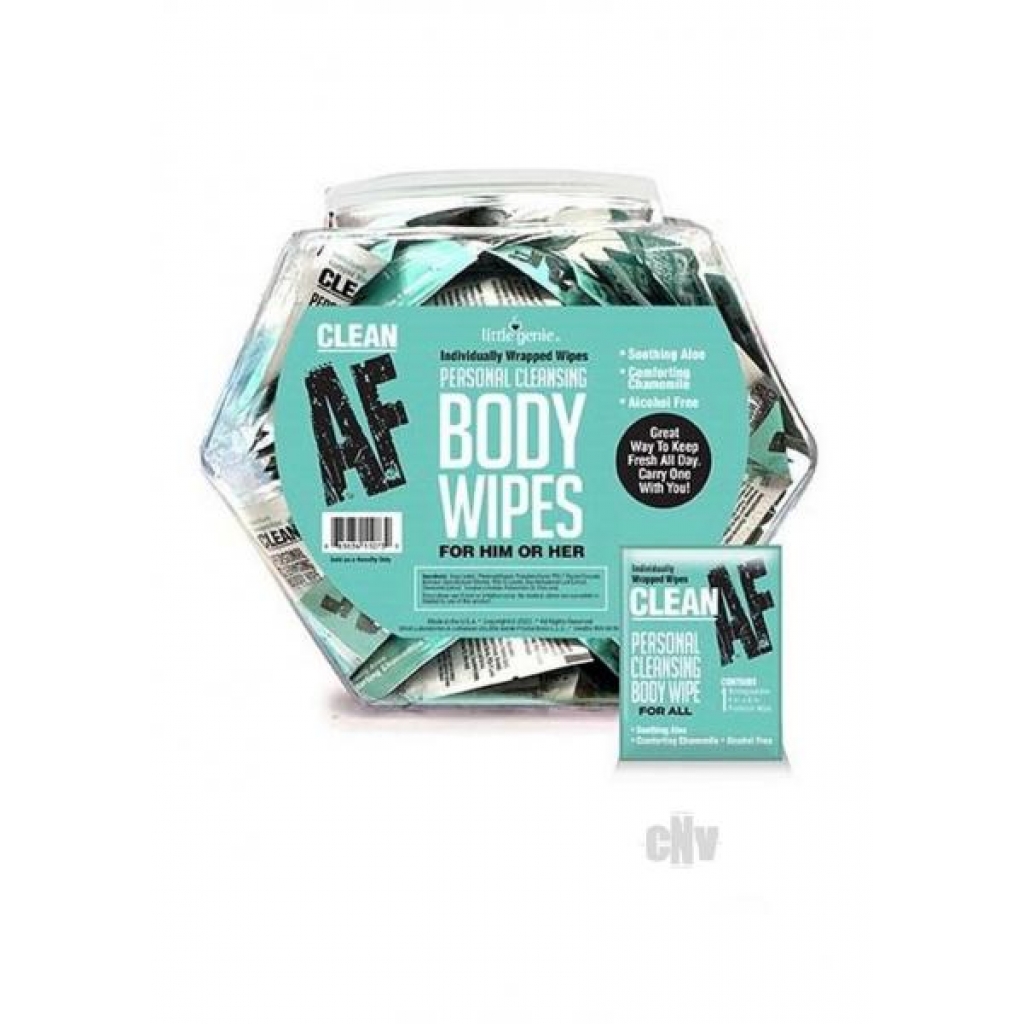 Clean Af Wipes Fishbowl 96 Packs - Cleaning Wipes