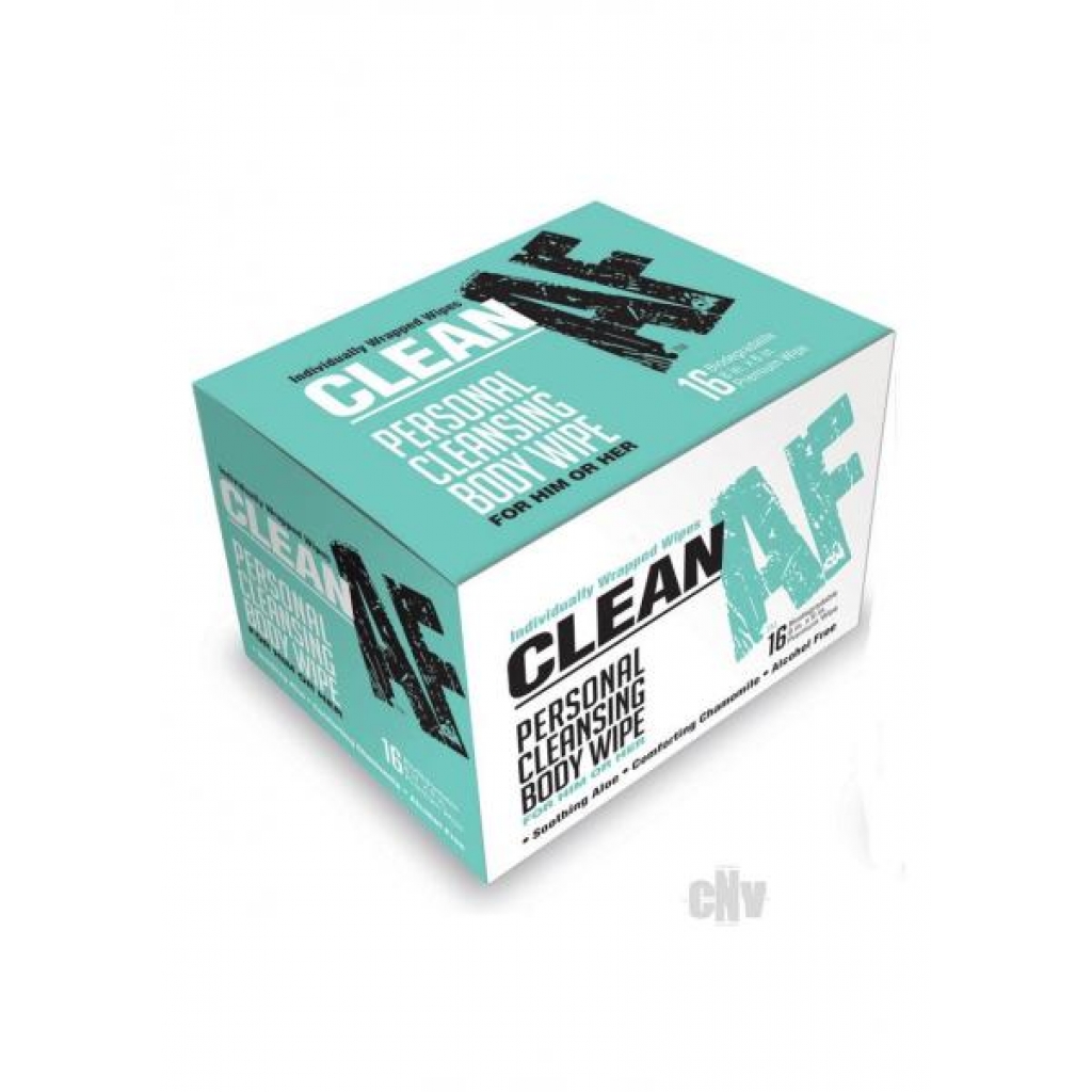 Clean Af Wipes 16/bx - Cleaning Wipes