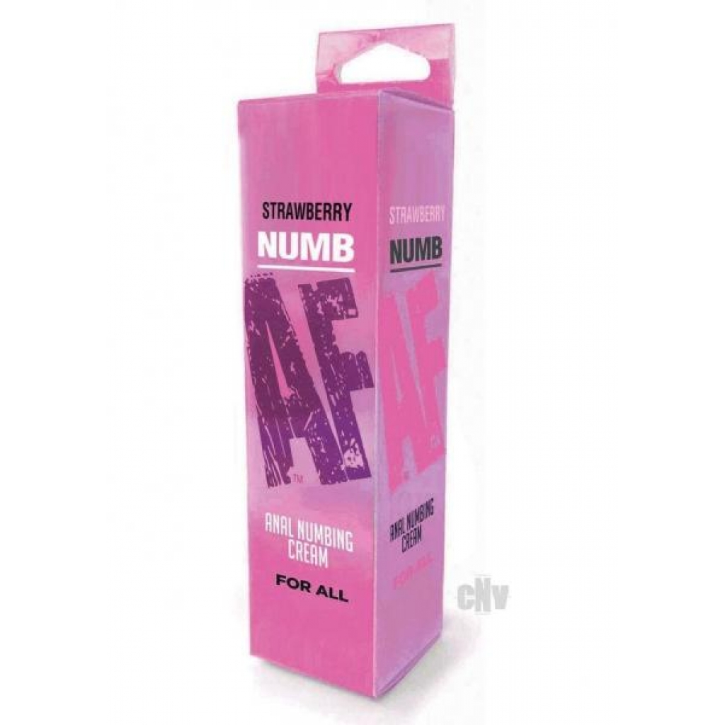 Numb Af Anal Cream Strawberry - Anal Lubricants