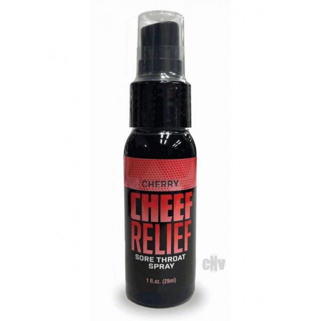 Cheef Relief Throat Spray Cherry 1oz - Oral Sex