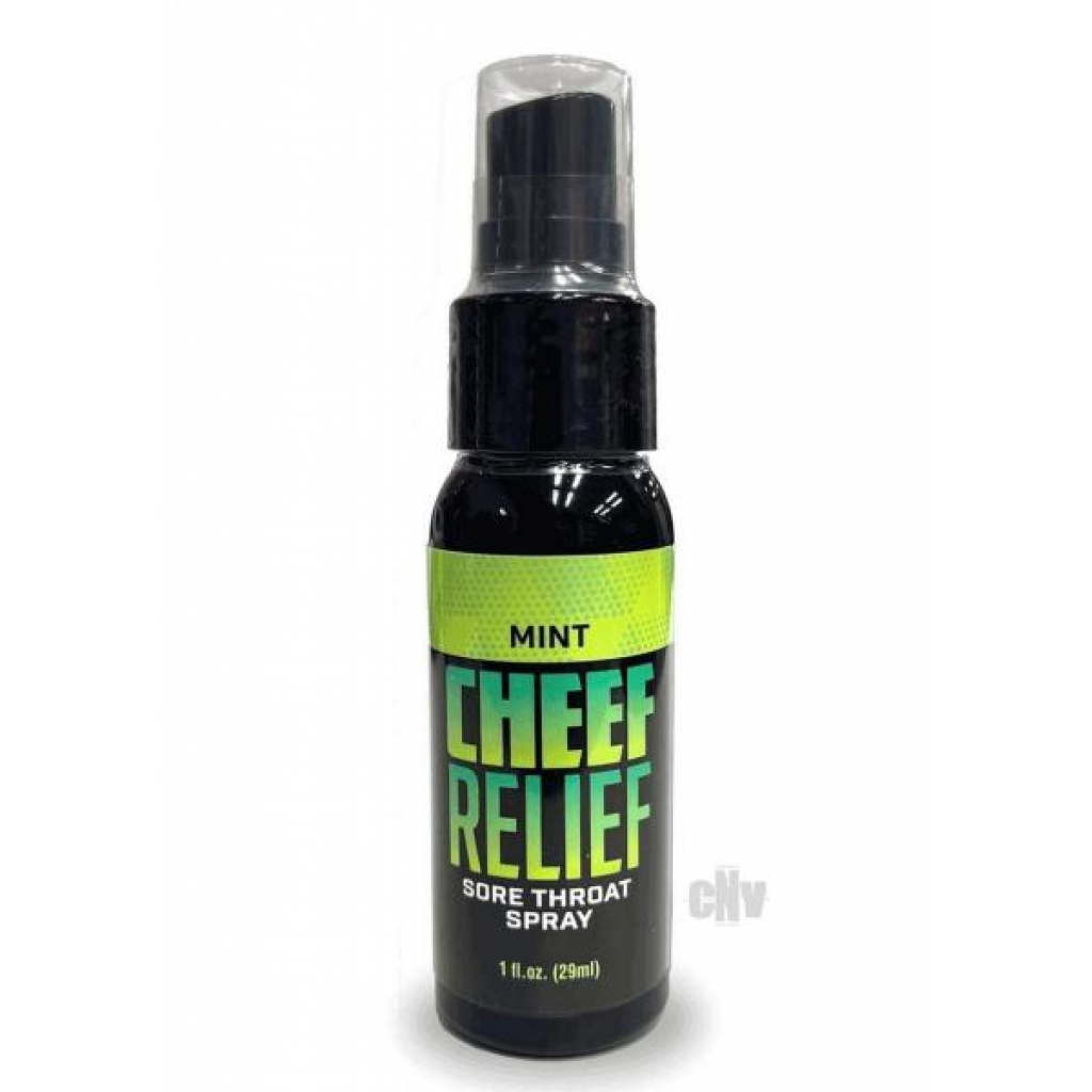 Cheef Relief Throat Spray Mint 1oz - Oral Sex