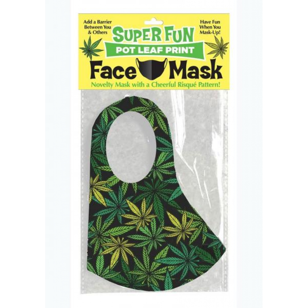 Super Fun Pot Leaf Mask - Pasties, Tattoos & Accessories