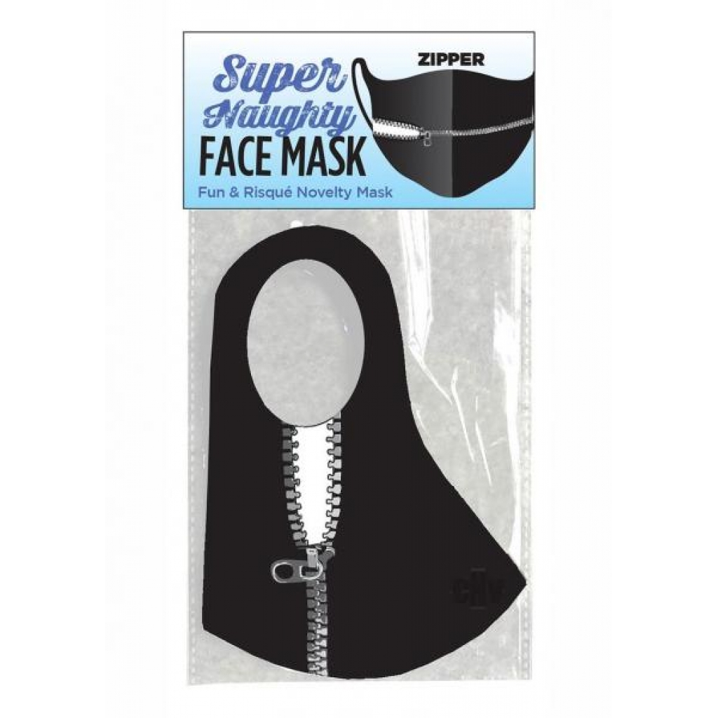 Super Naughty Zipper Mouth Mask - Pasties, Tattoos & Accessories