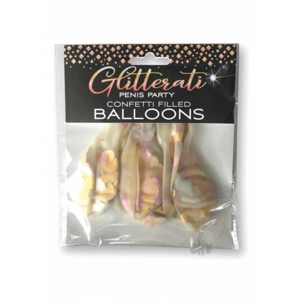 Glitterati Balloons 5pk - Serving Ware