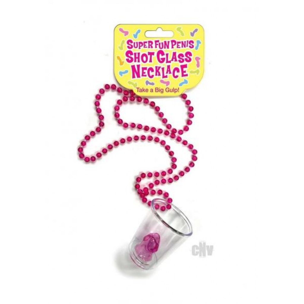 Super Fun Penis Shot Glass Necklace - Serving Ware