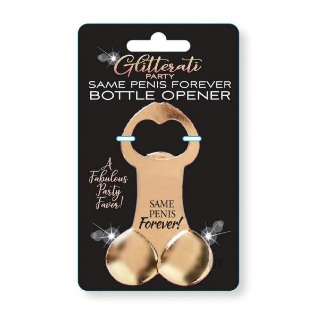 Glitterati Penis Bottle Opener - Serving Ware