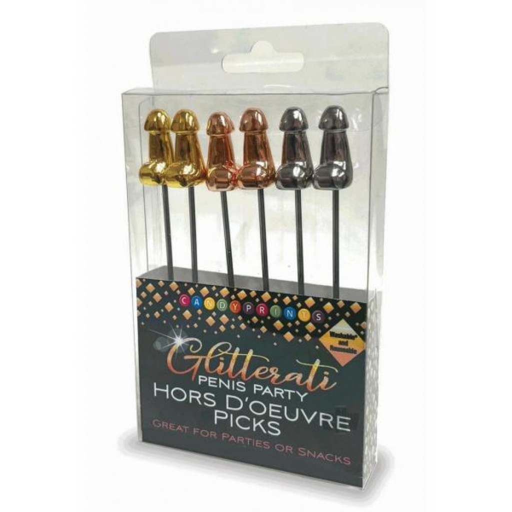 Glitterati Hor D`oeuvres Picks 6pc - Serving Ware