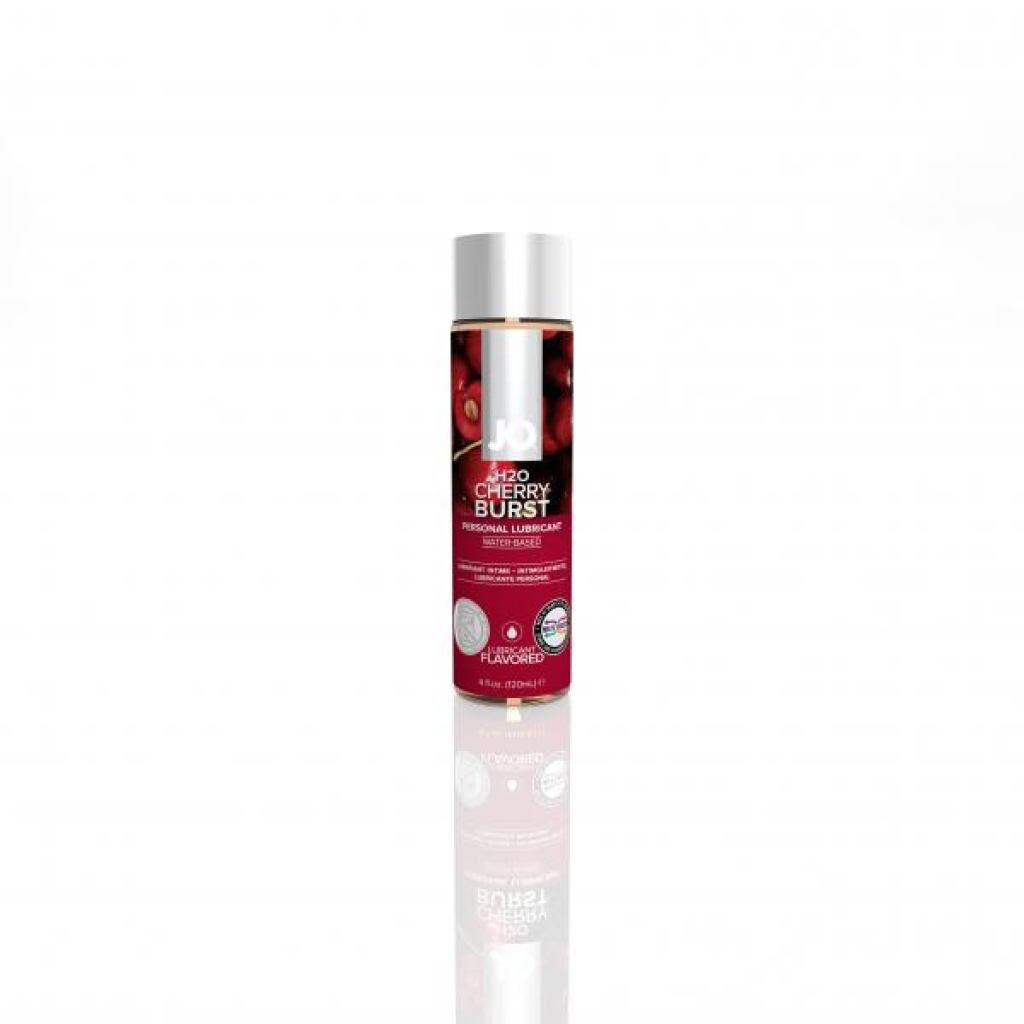 JO H2O Flavored Lubricant Cherry Burst 4oz - Lubricants