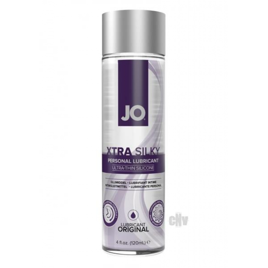 Jo Xtra Silky Thin Silicone 4oz - Lubricants