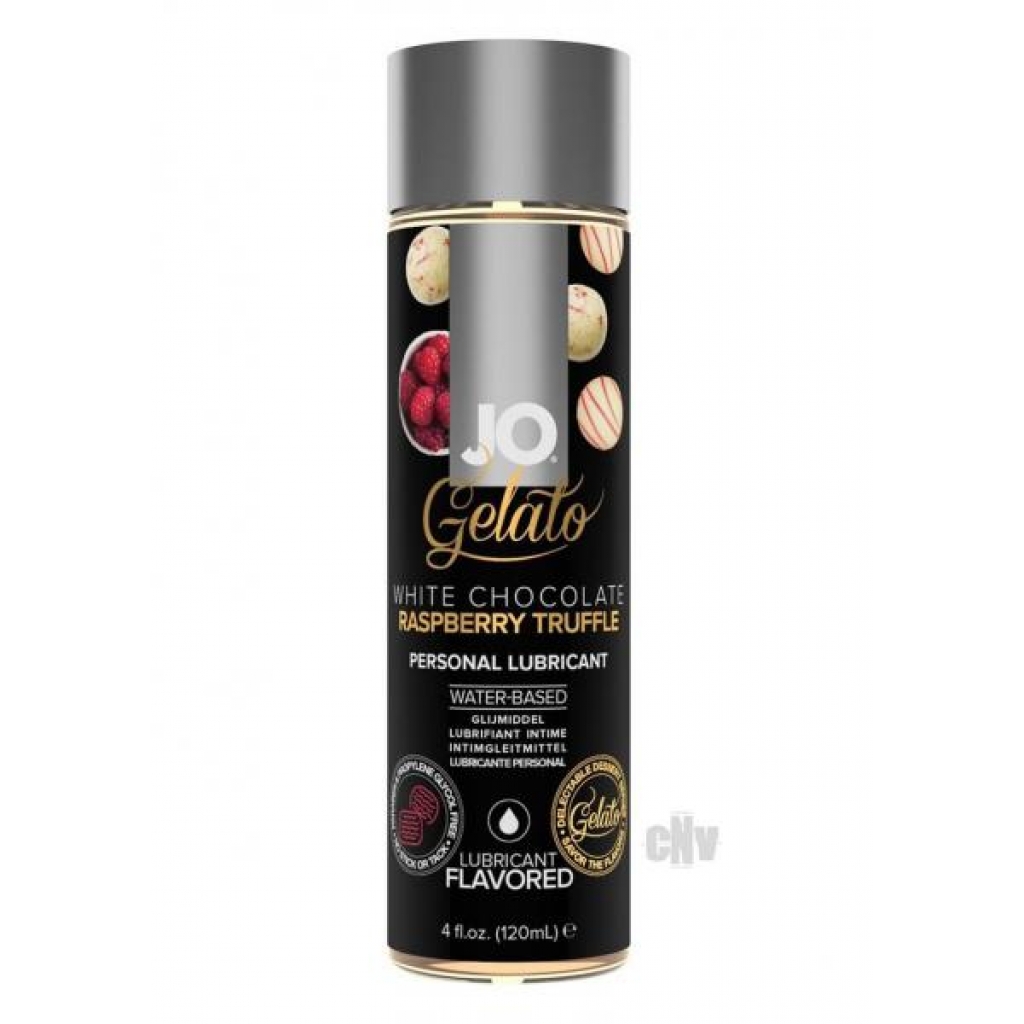 Jo Gelato Lube White Choco Raspberry 4oz - Lubricants