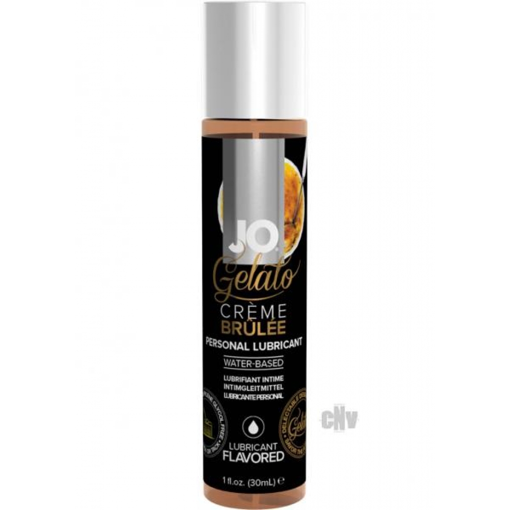 JO Gelato Flavored Lube Creme Brulee 1oz - Lubricants