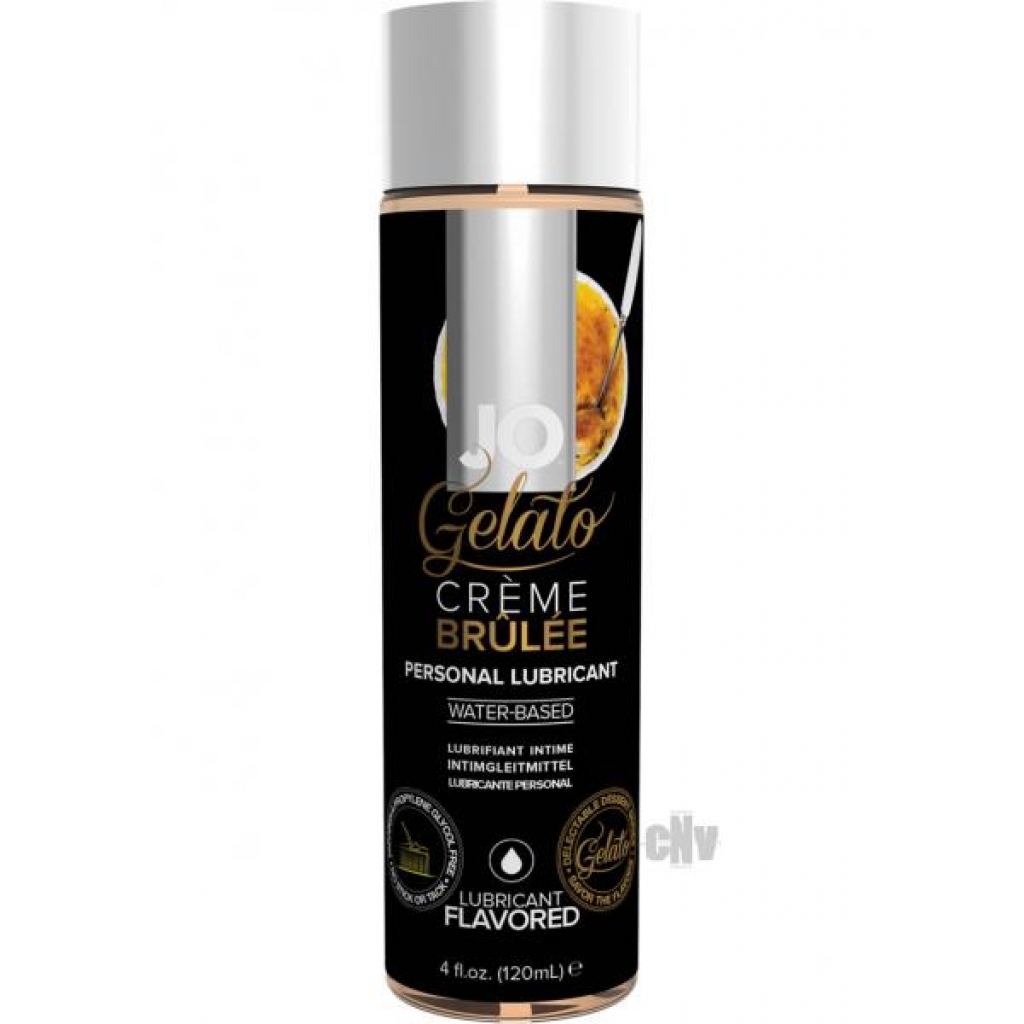 JO Gelato Lube Creme Brulee 4oz - Lubricants