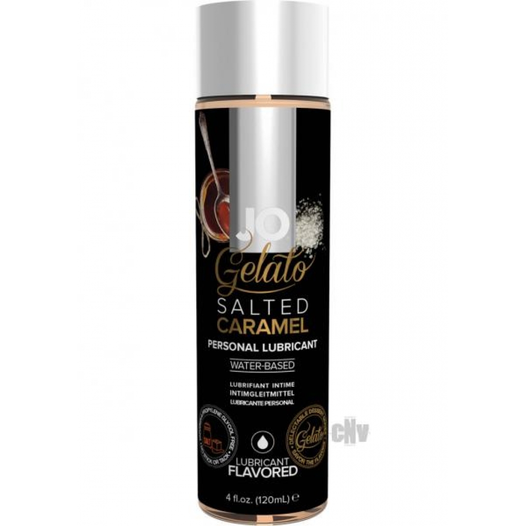 JO Gelato Flavored Lube Salted Caramel 4oz - Lubricants