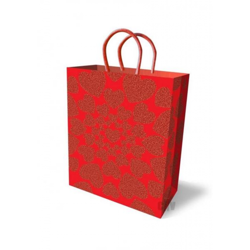 Glitter Hearts Gift Bag