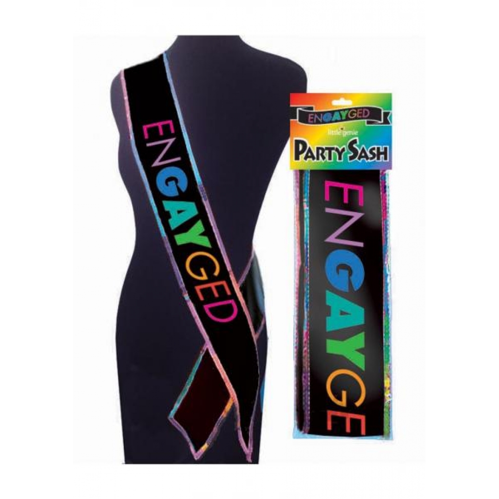 Engayged Sash - Party Wear