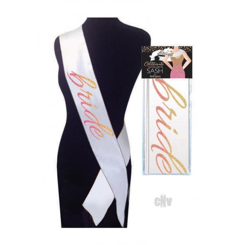 Glitterati Bride Sash - Party Wear