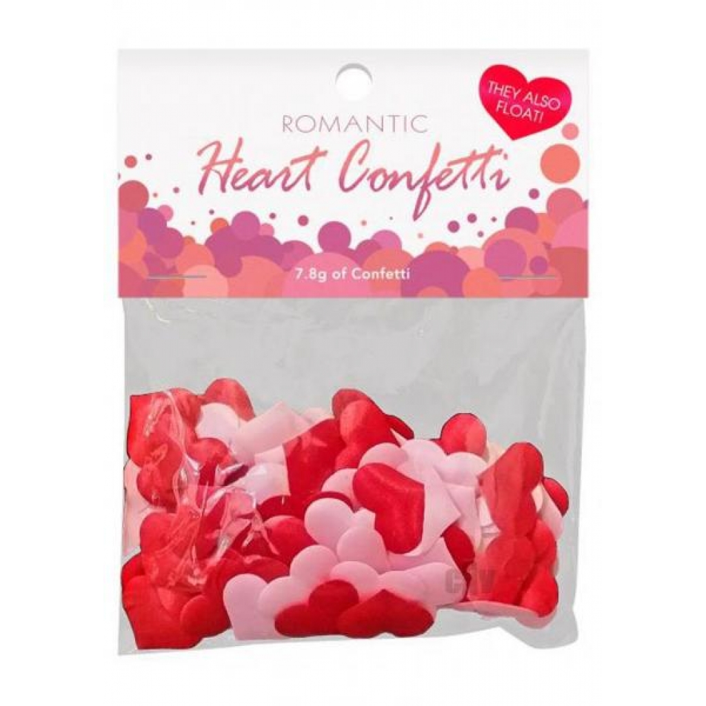 Romantic Heart Confetti Red, Pink - Serving Ware