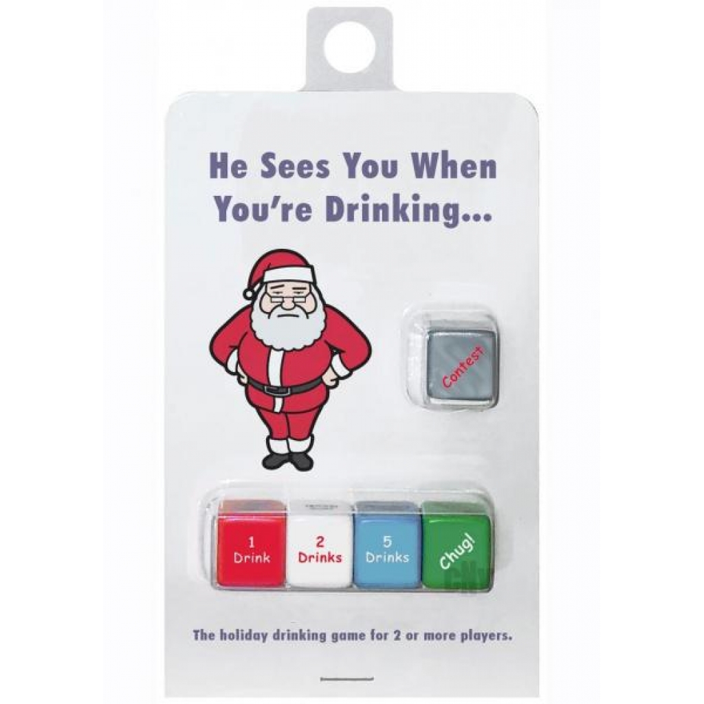 He Sees You Drinking - Holiday Drinking Game