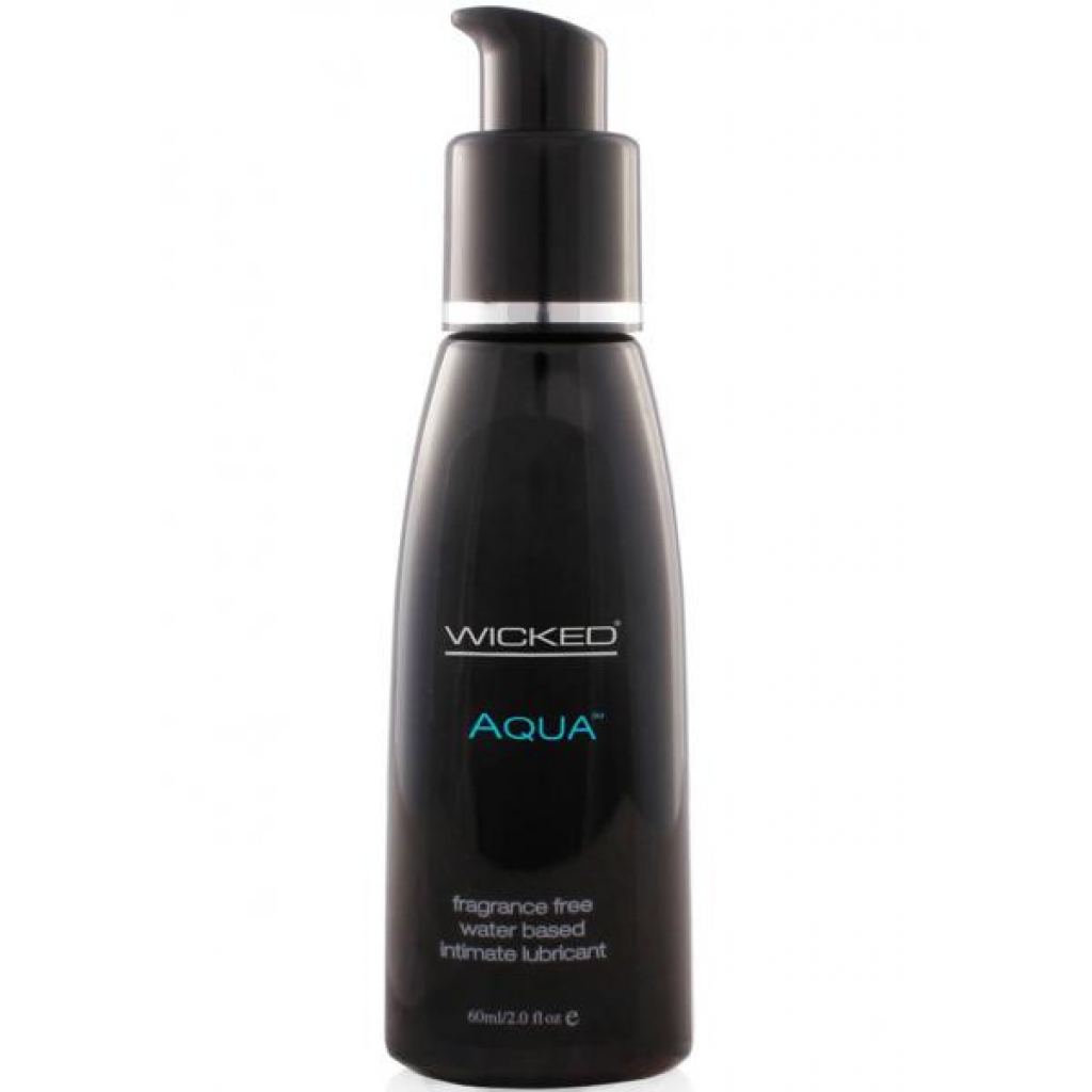 Wicked Aqua Water Based Lubricant Fragrance Free 2 Oz - Lubricants