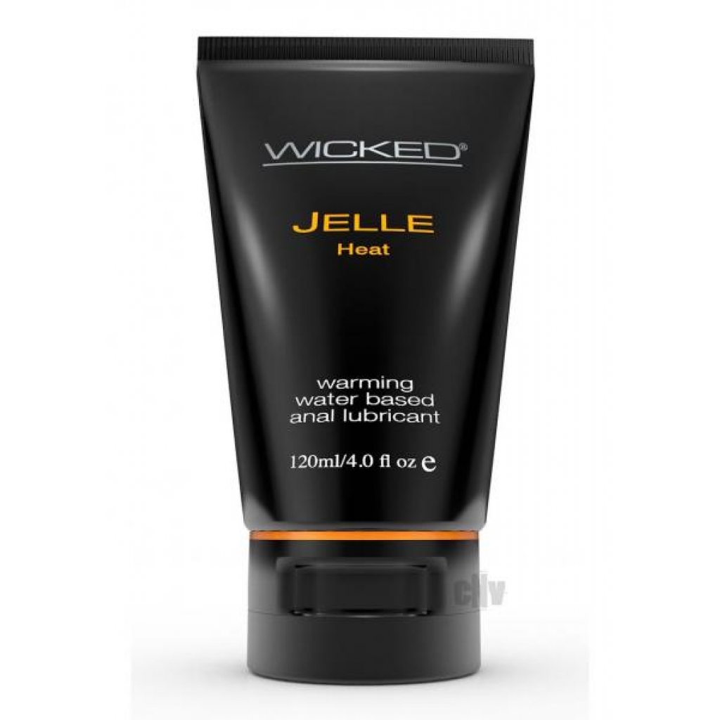 Wicked Jelle Heat Anal Gel Lubricant 4oz - Lubricants