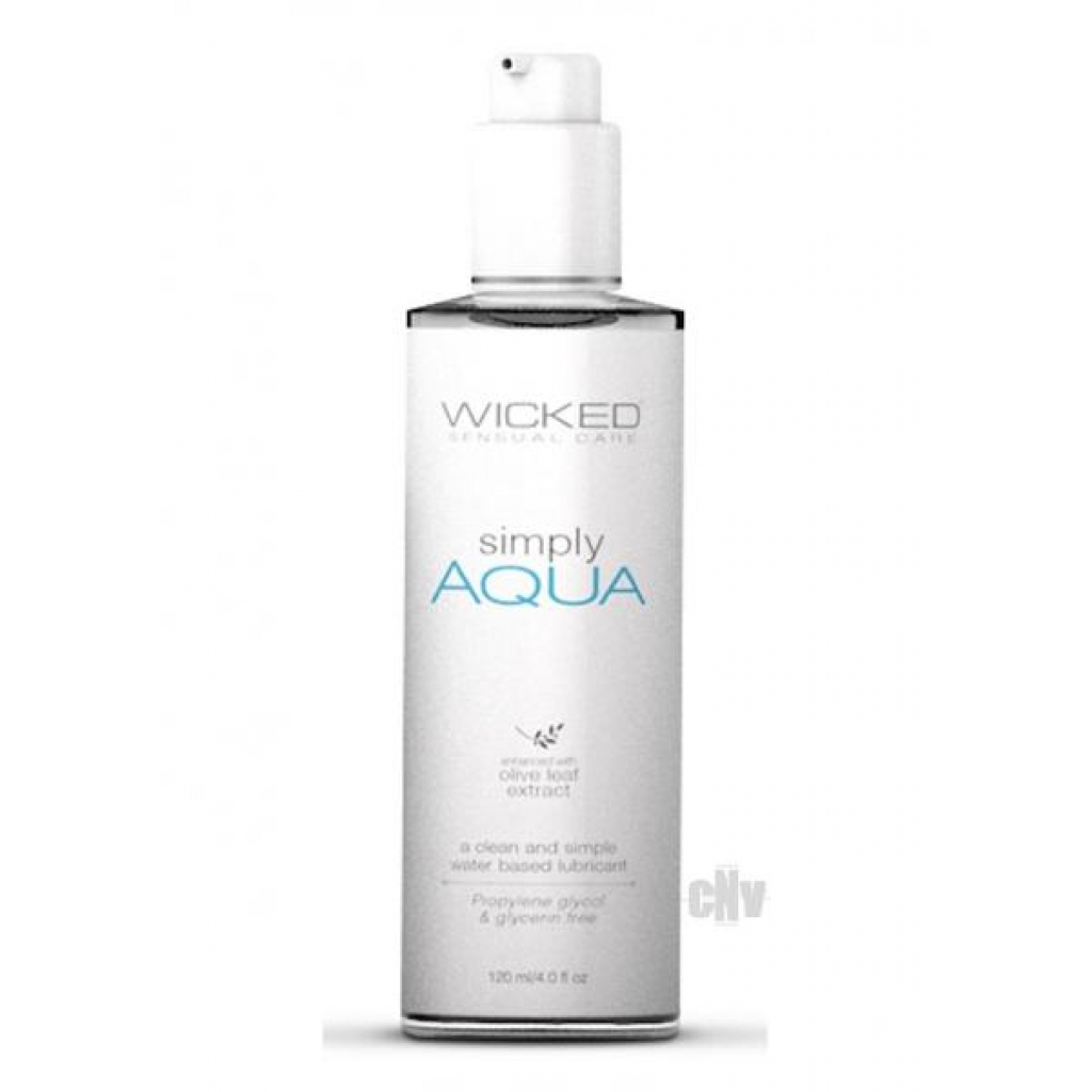 Wicked Simply Aqua Lubricant 4 fluid ounces - Lubricants