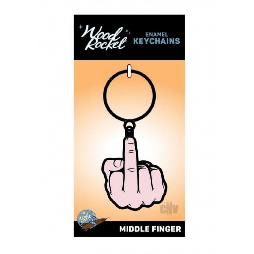 Middle Finger Keychain - Gag & Joke Gifts