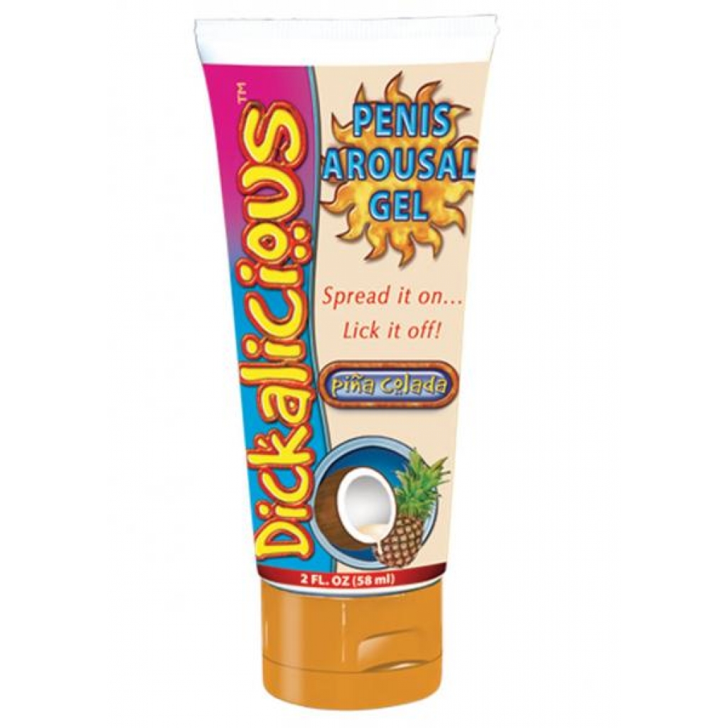 Dickalicious Penis Arousal Gel 2 oz Pina Colada - Oral Sex