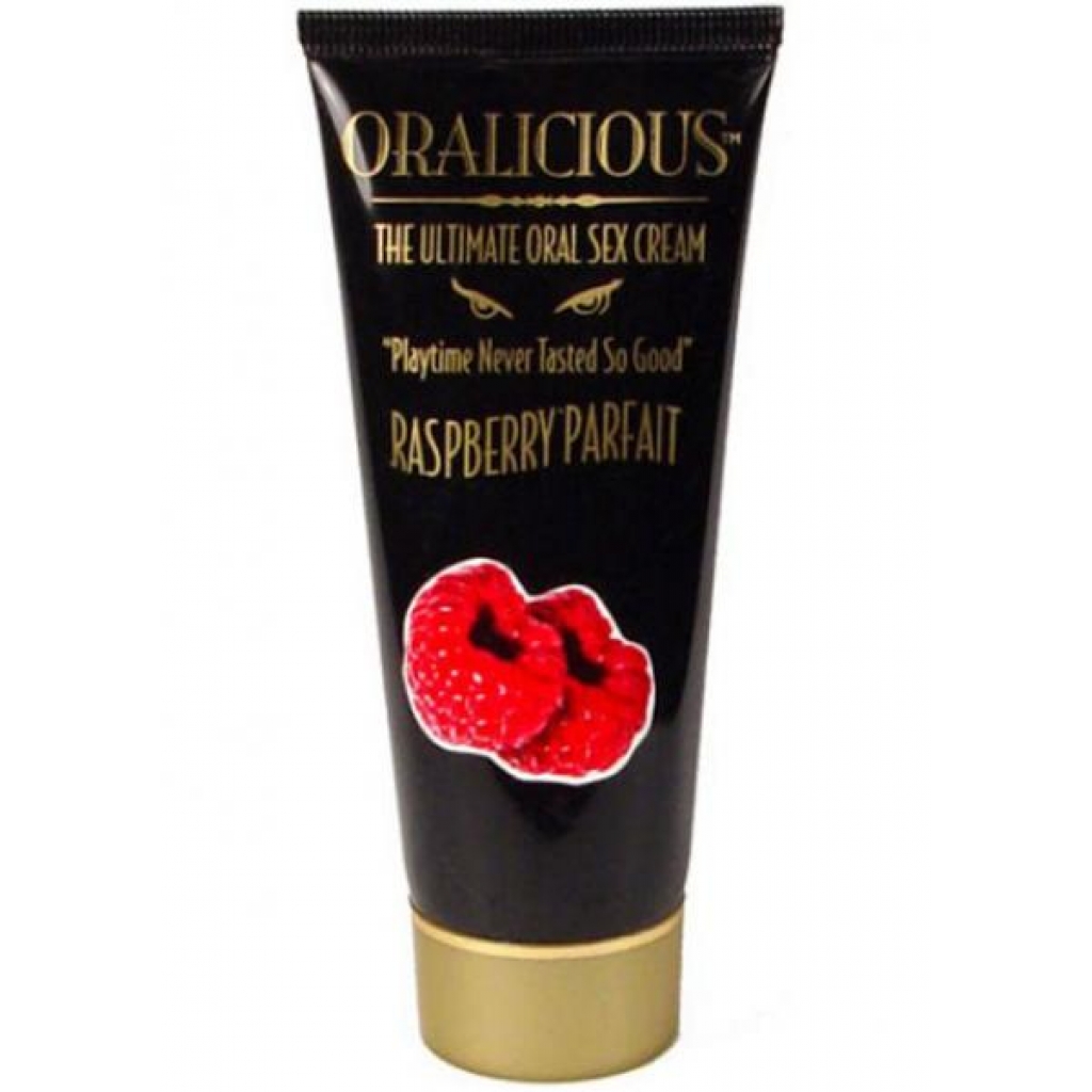 Oralicious Ultimate Oral Sex Cream 2 oz -  Raspberry Parfait - Oral Sex