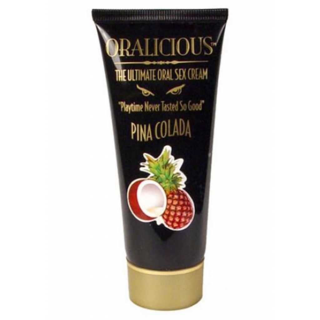 Oralicious Ultimate Oral Sex Cream 2 oz -  Pina Colada - Oral Sex