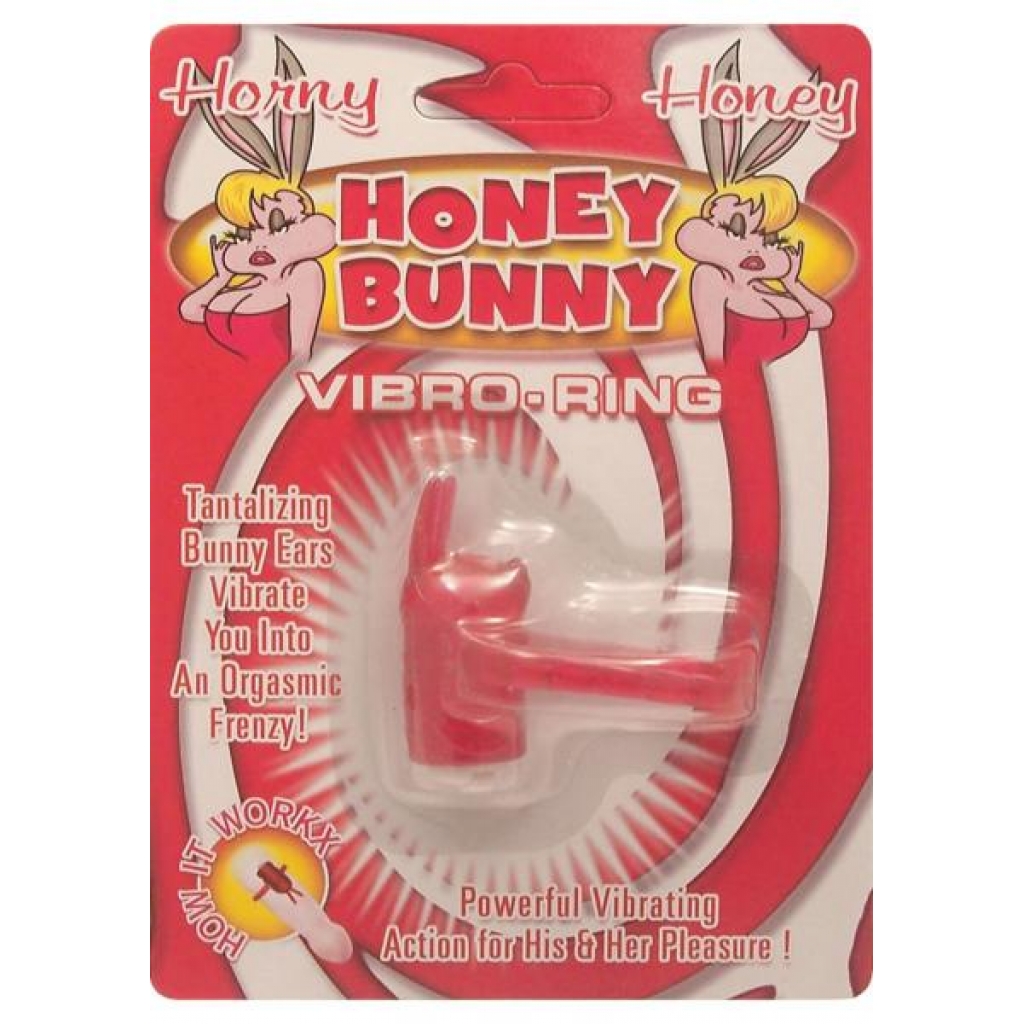 Horny Honey Bunny Vibro Cock Ring Magenta - Couples Penis Rings